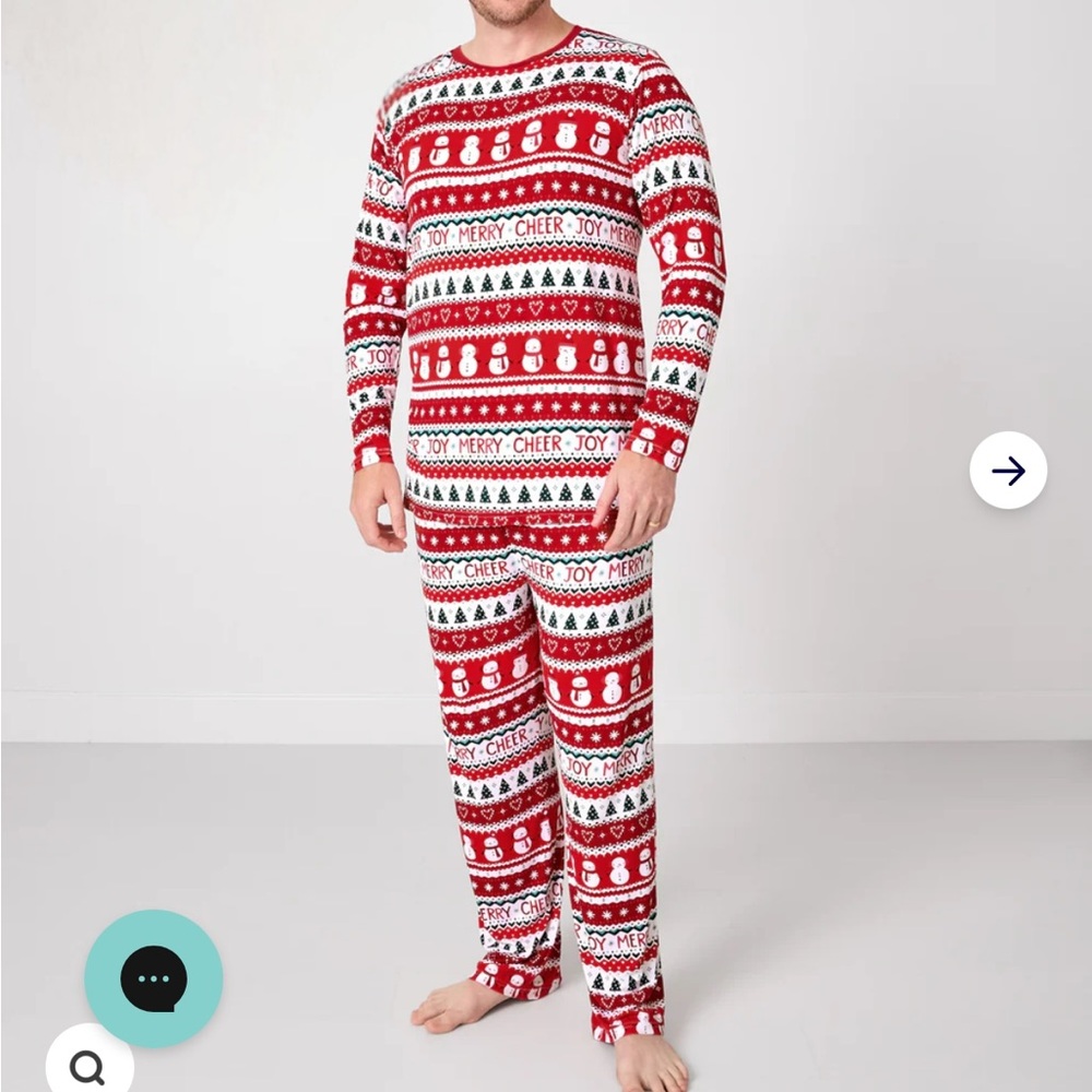 Little Sleepies NWT Festive Fair Isle Family Matching Pajamas - Picture 4 of 7